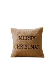 Aberto Design Cojín Merry Christmas Beige